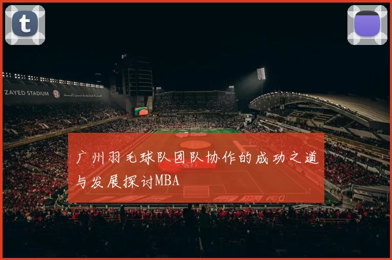 广州羽毛球队团队协作的成功之道与发展探讨MBA